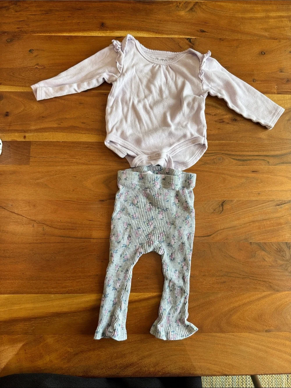 Assorted Baby Girls Clothing Lot - Pink, Purple, Cream, Gray, Green